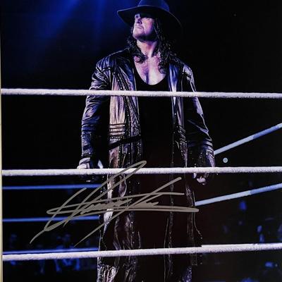 The Undertaker signed photo