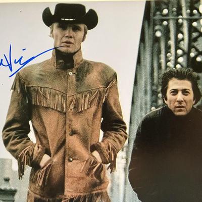 Midnight Cowboy Jon Voight signed movie photo
