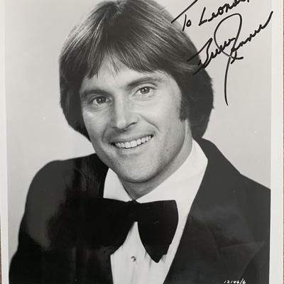 Bruce Jenner signed photo