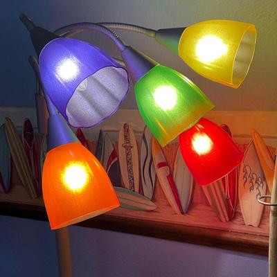 KB3-Lamp, flower with stand and table