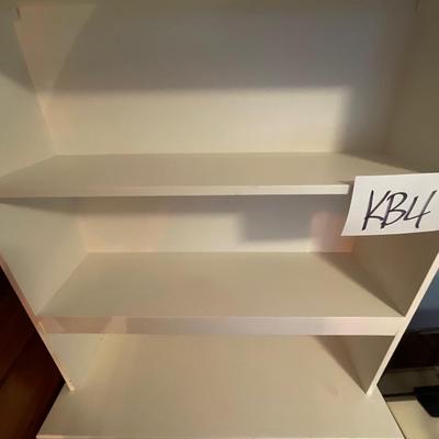 KB4-White Dresser with Shelves
