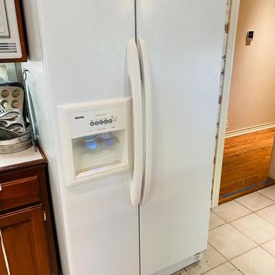 Lot 14: Kenmore Side by Side Refrigerator