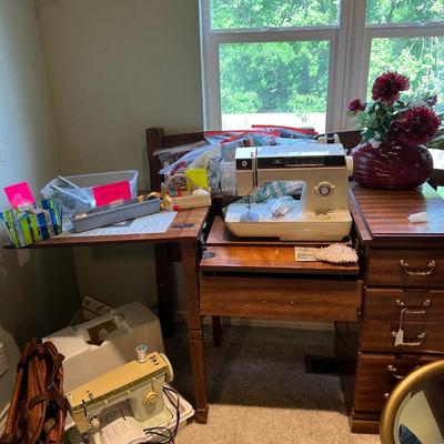 Lot 28: Sewing Items, Furniture & More
