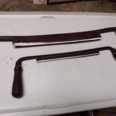 Pair of Draw Knives- 16" and 11"