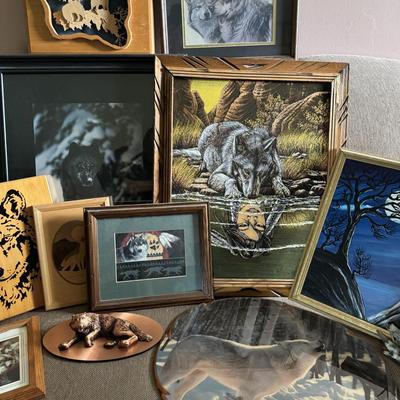 Wolves Wall Decor Lot