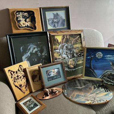Wolves Wall Decor Lot