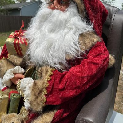 Large Santa in Chair