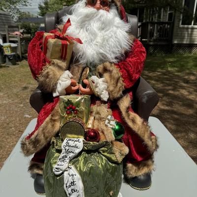 Large Santa in Chair