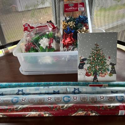Holiday Wrapping Paper Misc Lot