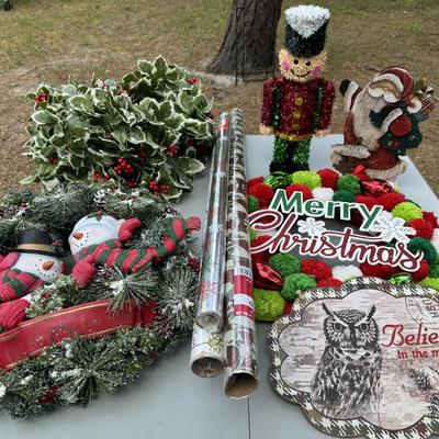 Holiday Wrapping Paper Misc Lot