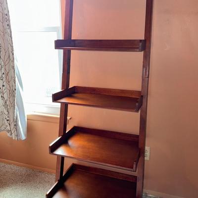 Tiered Wood Shelves Unit (second floor)