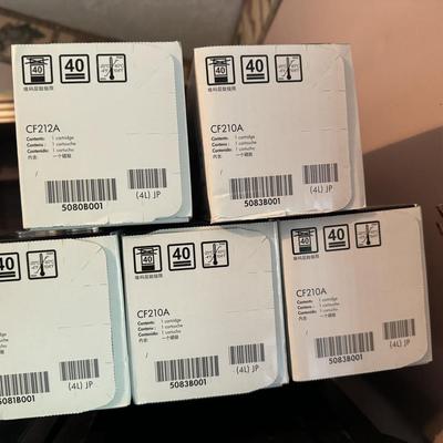 HP Laser Jet Pro w/ 5 Ink Cartridges