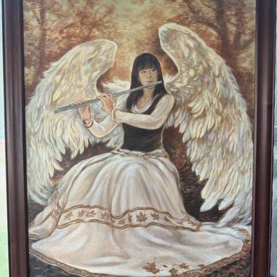 Large Canvas Framed Art- Plank 1