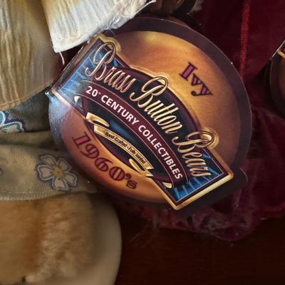 Brass Button Bears Lot