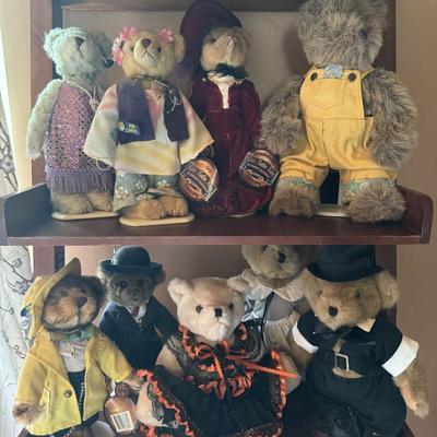 Brass Button Bears Lot