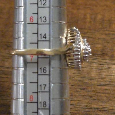 10k Gold and Diamond Ring