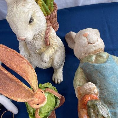 Easter bunny figures
