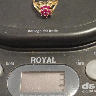 10k Gold and Ruby Ring