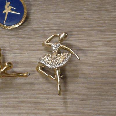 Dancer Brooch Lot
