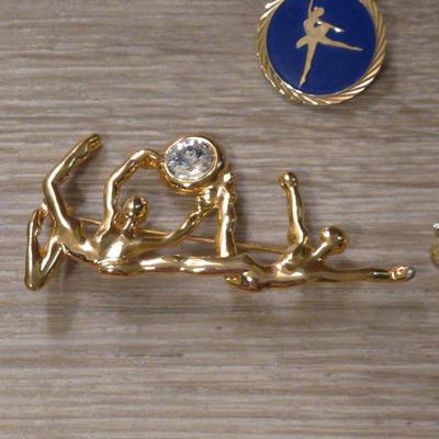 Dancer Brooch Lot