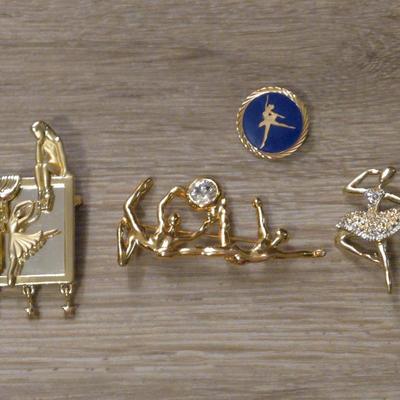 Dancer Brooch Lot