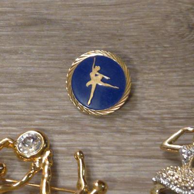 Dancer Brooch Lot