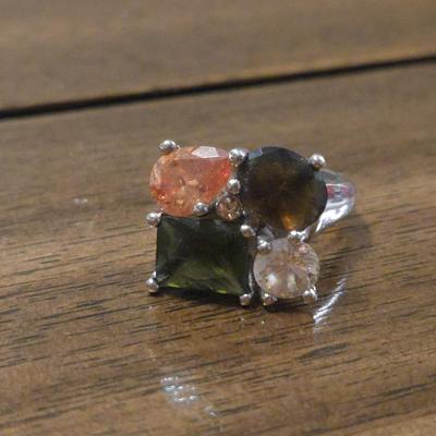 Multi Gemstone Ring