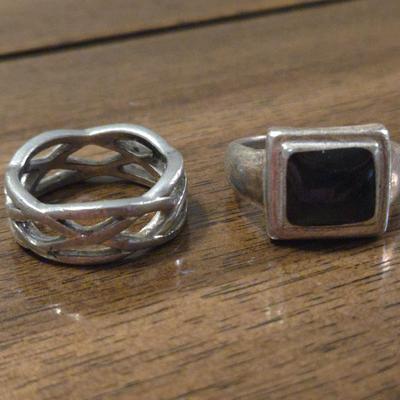 (2) Fashion Rings