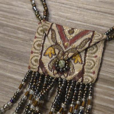 Beaded Necklace Pouch