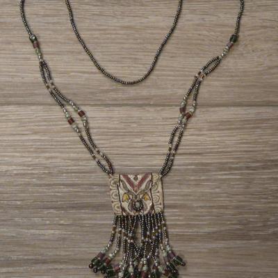 Beaded Necklace Pouch