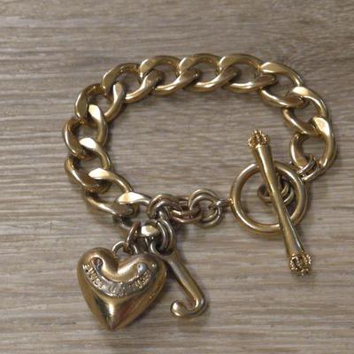 Juicy Couture Heart Charm Bracelet