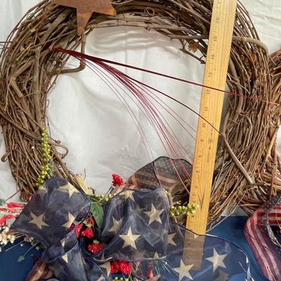 Lot of Flags & Wreaths