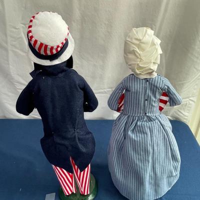 Byers Choice Uncle Sam & Betsy Ross