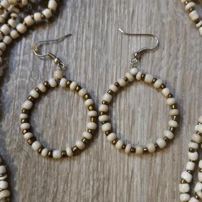 Beaded Necklace, Earrings & Bracelets