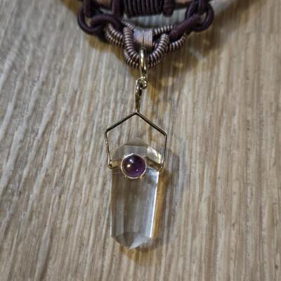 Crystal & Amethyst Necklace
