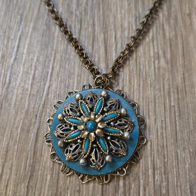 Heart & Flower Necklace