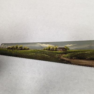 Hand Painted Saw