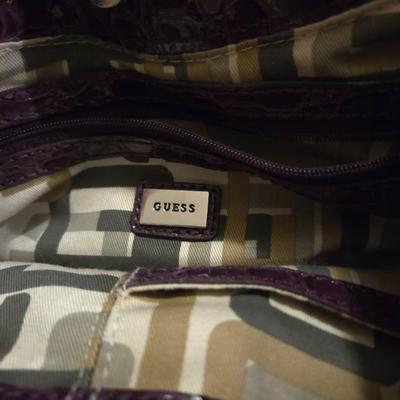 Purple GUESS Handbag