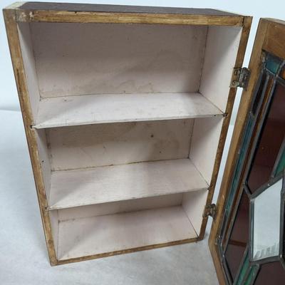 Stained Glass Wall Cabinet