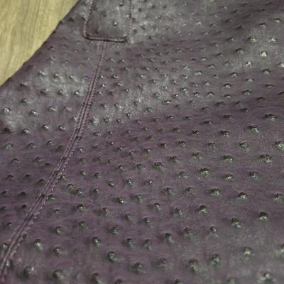 Purple Ostrich Style Large Handbag or Tote