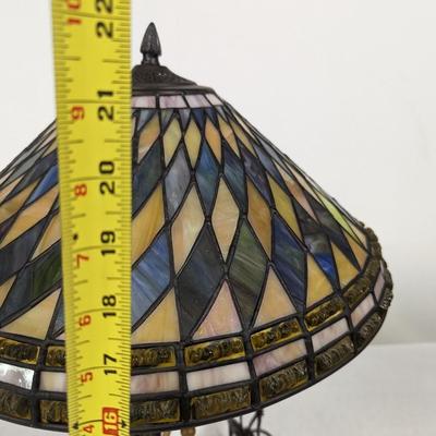 Vintage Quoizel Stained Glass Lamp