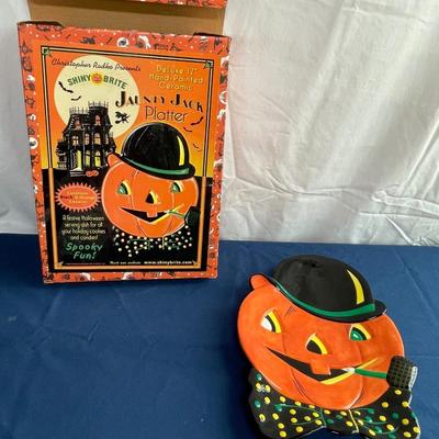 Christopher Radko Pumpkin plate