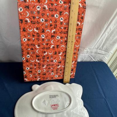 Christopher Radko Pumpkin plate