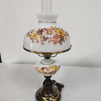 Hand Painted Electric Hurricane Table Lamp