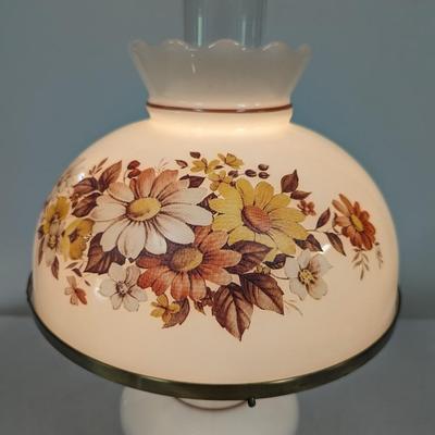 Hand Painted Electric Hurricane Table Lamp