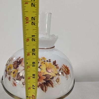 Hand Painted Electric Hurricane Table Lamp