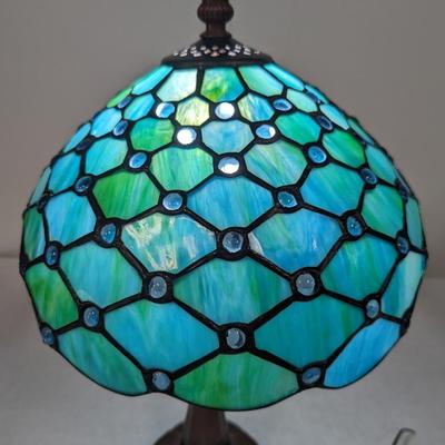 Tiffany Style Stained Glass Table Lamp