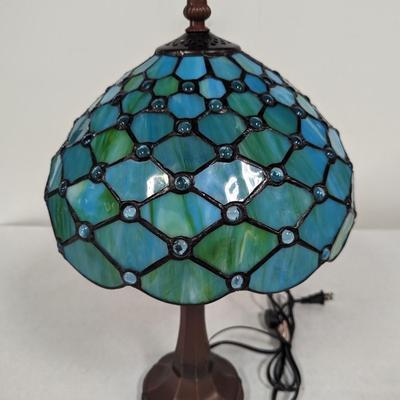 Tiffany Style Stained Glass Table Lamp