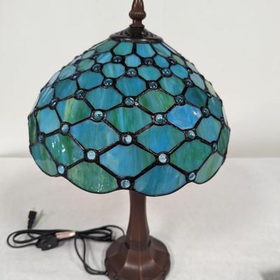 Tiffany Style Stained Glass Table Lamp