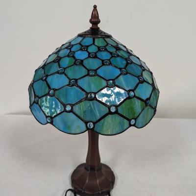 Tiffany Style Stained Glass Table Lamp